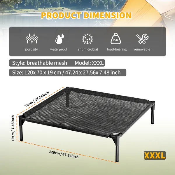 เตียงแมว XXXL ตาข่ายระบายอากาศ แข็งแรง ใช้ได้ที่บ้านและนอก